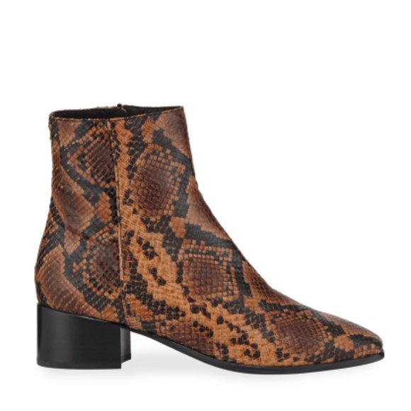 Aslen Snake Print Boots - Picture 1 of 2